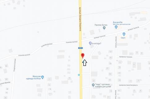 Билборд A в Хмельницком, 3х6  вул. Західно-Об'їздна (Геологів) схема