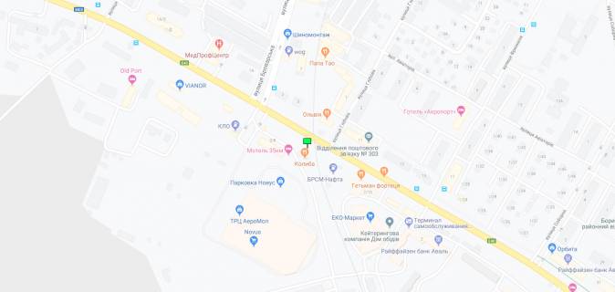 Призма A в Борисполе Київський шлях вул., 2/8, 100м до перехрестя, в'їзд в Бориспіль, ресторан "Колиба", Аеромол - 216013 схема