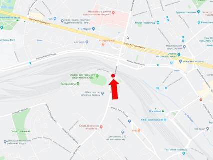 Скроллер B в Киеве, 2.3x3.14  просп. Повітряних Сил (Повітрофлотський)., на Повітрофлотському мосту, в бік просп. Берестейський (Перемоги), вул. Чорновола - 220368 схема