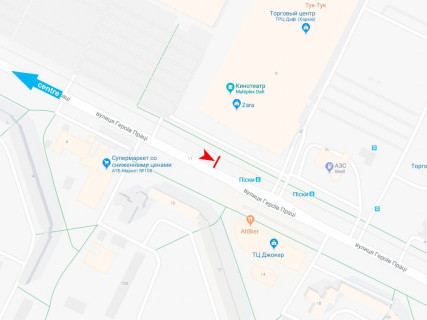 Prismatron, Prism B in Kharkiv, 3x6  Нескорених (кол. Героїв Праці) вул., 9, Дафі, з центру - 667232 scheme