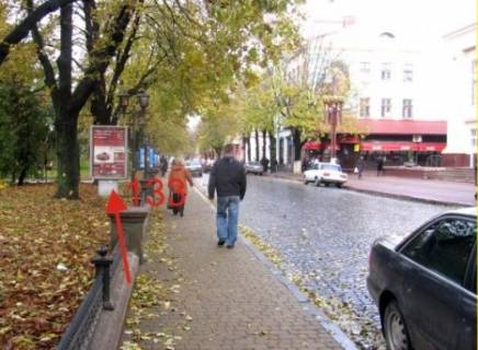 Ситилайт B в Тернополе Шевченко бул., 39, в сторону Сагайдачного ул. фото 1
