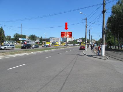 Билборд A в Виннице, 3x6  Барське шосе / Хмельницьке шосе, разділювач, біля супермаркету "Сільпо", ринку "Західний", в центр фото 1