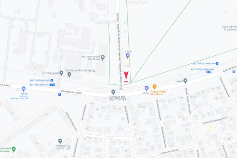 Призма B в Харькове, 3x6  Гвардійців-Широнінців вул., 12а - 667784 схема