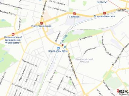 Скроллер A в Киеве Чоколовский бул., 39 - Ушинского ул. - 294447 схема