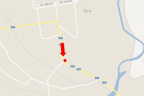 Билборд A в Ромнах, 3x6  Комсомольська вул., 13 схема