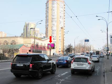 Бэклайт  в Киеве, 2.3x3.14  Чорновола вул., 8, в сторону вул. Січових Стрільців (колишня. вул. Артема) фото 1