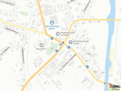 Билборд A в Ковеле Незалежності вул. - Володимирська вул. схема