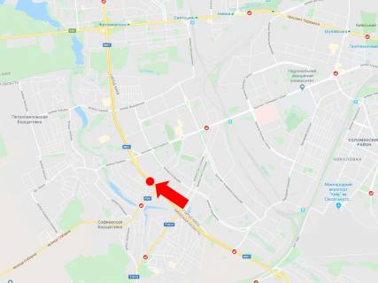 Billboard B in Kyiv, 3x6  Kil'ceva doroga - st. Litvinenka-Vol'gemut, rozdil'nik, povorot na Sofiivs'ku Borsagivku, v napramku av. Peremogi scheme