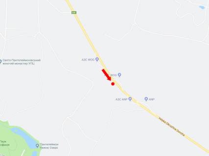 Билборд A в Киеве, 3x6  Заболотного вул., 31е, АЗС "WOG", в бік Столичного шосе схема