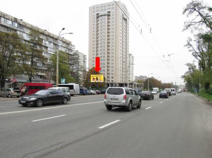 Билборд  в Киеве, 3x6  просп. Європейського Союзу (Правди)., 80, навпроти ТРЦ "Ретровіль", в сторону вул. Порика, Вишгородської фото 1