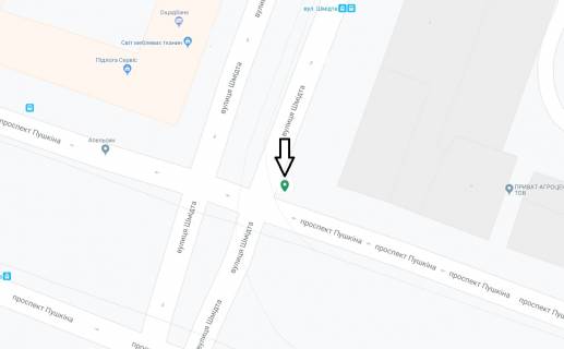 Scrolller, Scroll A in Dnipro (Dnipropetrovsk), 3.14х2.32  Prosp. Puskina - st. Smidta, 17 - 169498 scheme