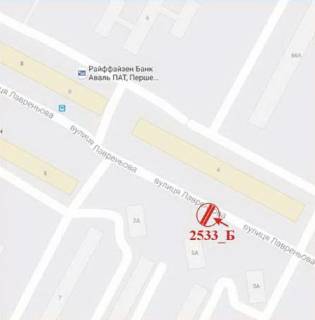 Билборд B в Херсоне Лавреньова вул., 5А - Богуна вул. (колиш. Ілліча вул.) схема