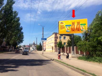 Билборд A в Кропивницкий (Кировоград), 3x6  Маланюка вул., 5 /Незалежності пл., біля швейної фабрики "Зорянка", супермаркету "АТБ" фото 1
