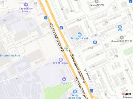 Видеоборд A в Киеве Кільцева дорога - Тулузи вул., розподілювач, навпроти "Борщагівський ринок", в сторону просп. Берестейський (Перемоги)., прайс за трансляцію ролика 10 сек 1вихід/90 сек, з 0:00 до 23:59 - 394989 схема