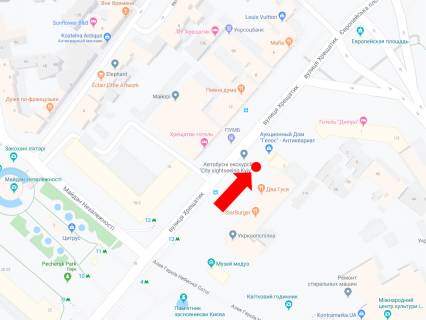 Скроллер  в Киеве, 1.8x1.2  Хрещатик вул., 7/11, в бік Європейської пл. - 444754 схема