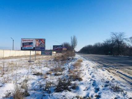 Билборд B в Запорожье Оріхівське шосе, 0,5 км від ДАІ, до авторинку фото 1