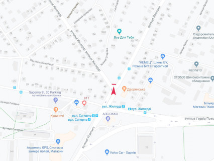 Prismatron, Prism A in Kharkiv, 3x6  Гінзбурга (кол. Жилярді) вул. - Рильського (кол. Ковпака) вул., в центр - 667299 scheme