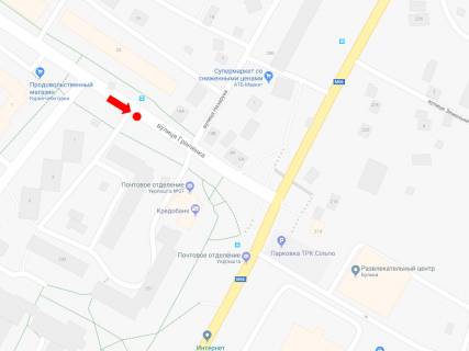 Ситилайт A в Львове, 1.8x1.2  Грінченка вул. - вул. Б.Хмельницького, 255 (зупинка "Чигиринська") схема