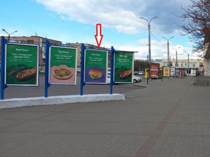 Ситилайт B в Черкассах, 1.7x1  Володимира Ложешнікова (Крупської) вул., 1, Привокзальна площа, (2) фото 1