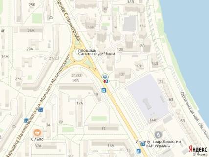 Призматрон, Призма A у Києві просп. Володимира Івасюка (Героїв Сталінграда)., 12Г - вул. Малиновського, біля супермаркета Сільпо, з центру - 197076 схема