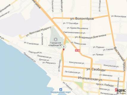 Ситилайт B в Бердянске Западный пр., подъем схема