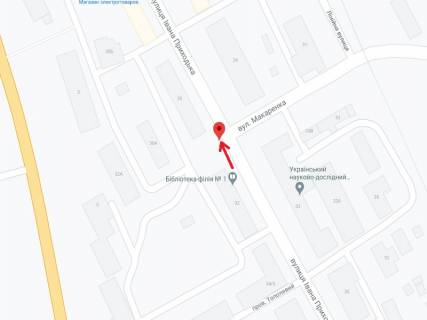 Билборд B в Кременчуге Приходько вул., 30/1 схема