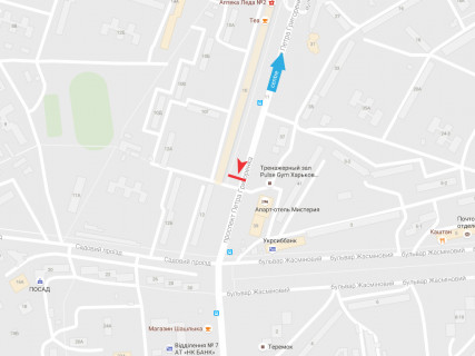 Билборд A в Харькове, 3x6  Григоренка пр., 10, навпроти VAB bank, з центру схема
