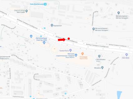 Billboard  in Kyiv, 3x6  Saperno-Slobids'ka st., 26, navproti supermarketu "Leroy Merlin", na svitlofori, v bik Pivdennogo mostu scheme
