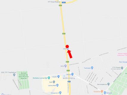 Билборд A в Киеве Міська вул., в сторону Пущі Водиці, Гостомеля, Бучі схема