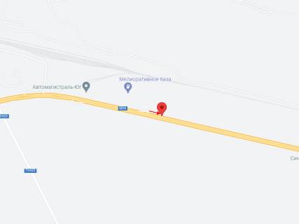 Билборд B в Мелиоративном, 6х3  М-30, км 1011+820 (ліворуч), Рух до м. Павлоград, в'їзд до с. Меліоративне схема