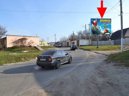 Билборд A в Песочине, 3x4  смт Пісочин, в'їзд Набережний, мікрорайон "Мобіль", в центр фото 1