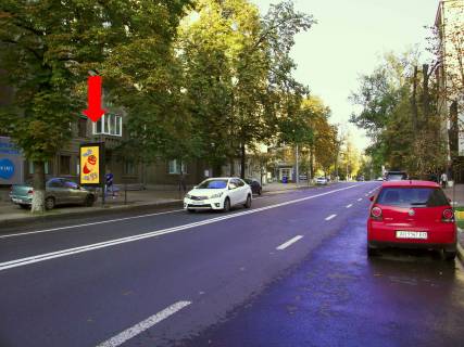 Ситилайт  в Киеве, 1.8x1.2  Інститутська вул., 22/7 - вул. Липська, в сторону вул. Банкової, ст.м. "Хрещатик" фото 1