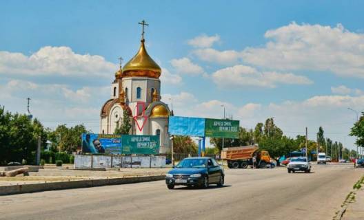 Билборд B в Бердянске Западный пр. - Мелитопольское шоссе - Довганюка ул. фото 1