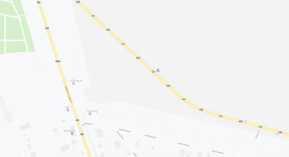 Білборд, Бігборд (Борд)  A у Харкові просп. Аерокосмічний (Гагаріна). - Окружна дорога №2, в'їзд з боку Безлюдівки схема