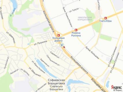 Скроллер A в Киеве Кольцевая дорога - Зодчих ул., 36, напротив, разделитель, в сторону просп. Берестейський (Перемоги) - 296867 схема