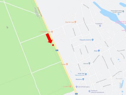 Билборд A в Козине, 3x6  Столичне шосе, 500 м. до ресторану "Тандир", з Києва схема