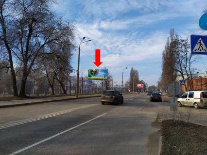 Билборд  в Киеве, 3x6  Залізничне шосе - Військовий проїзд, ЖК "Новопечерські липки", в сторону Миколи Міхновського бульвар (Дружби Народів бульвар) фото 1