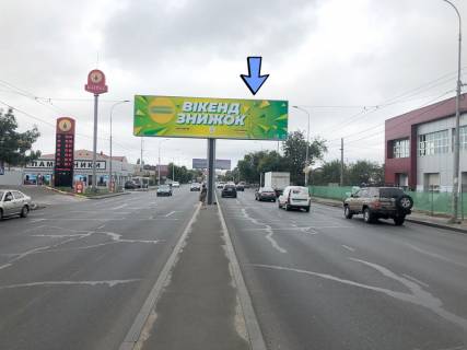 Билборд  в Одессе, 3x6  Ріхтера вул. (колиш. Щорса вул.), 2, навпроти АЗС "Катрал", з центру, правий фото 1