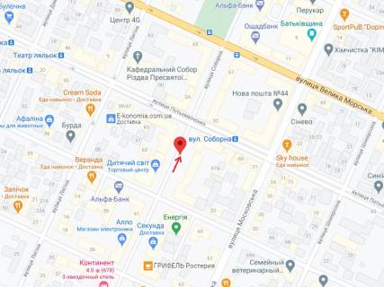 Ситискролл A в Николаеве Соборна вул. (Радянська) ., 5 схема
