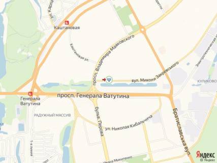Билборд A в Киеве Закревського вул., 5, навпроти схема