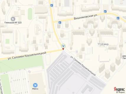 Призма A в Киеве Руденко вул. - Крушельницької вул., в сторону Бажана пр. - 220434 схема