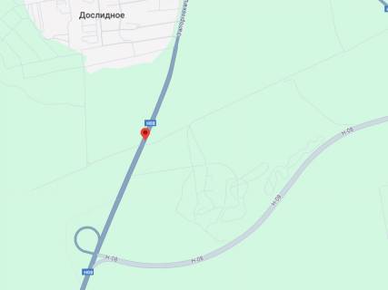 Білборд, Бігборд (Борд)  B у Дослідне (Дослідне), 3x6  Автодорога H-08, Дніпро-Запоріжжя, с. Дослідне, Запорізьке шосе, виїзд з Дніпра схема