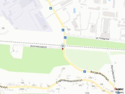 Билборд B в Львове Богданівська вул., 95, АЗС "Укрнафта", АЗС "WOG", в сторону Епіцентра схема