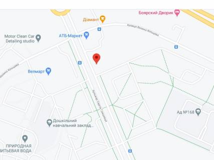 Видеоборд A у Харкові Грицевца бул., 1а, аптека "Мед Сервис", №Х017, прайс за ролик 10 сек 1 виход/5 минут, с 8:00-22:00. Расчет для других параметров трансляции уточняйте у менеджера. - 301581 схема