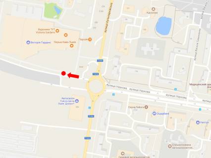 Нестандарт  в Львове, 2x3.7  Кульпарківська вул., 226А, біля ТРЦ "Victoria Gardens" схема