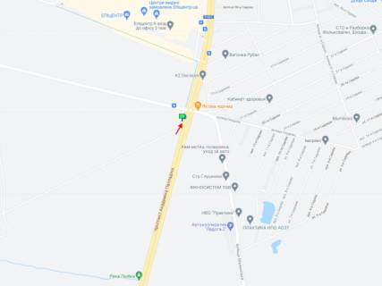 Билборд B в Киеве Палладіна пр. - Понамарьова вул.,в сторону ТРЦ "Lavina Mall" схема