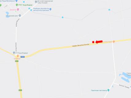 Билборд  в Киеве, 3x6  Велика Кільцева дорога, 2 км. до Пущі Водиці, вул. Міська схема
