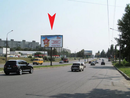 Билборд B в Харькове, 3x6  просп. Льва Ландау (50-річчя СРСР)., 155а, з центру фото 1