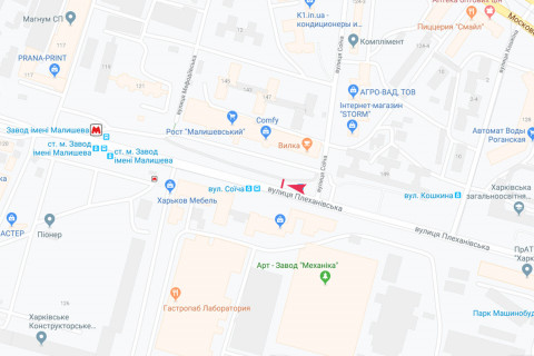 Призма A в Харькове, 3x6  Тарасенка (кол. Плеханівська) вул., 135/139 - Соїча вул., в центр - 667500 схема