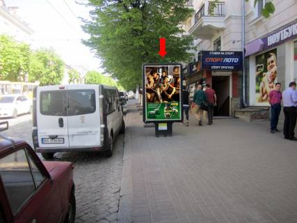 Ситилайт A в Кропивницкий (Кировоград), 1.8x1.2  В. Перспективна вул. (кол. Маркса вул.) / Шевченка вул., біля магазину "Колобок" фото 1